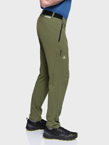 Schöffel Regular Outdoor trousers ' Hiking Pants Style Blaustein MNS ' in Green