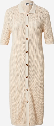 bēšs ROXY Adīta kleita 'SEASHEL SONG': no priekšpuses