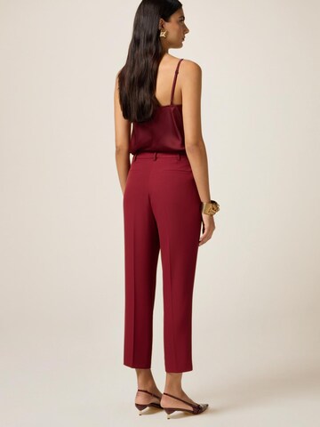 oltre - regular Pantalón en rojo