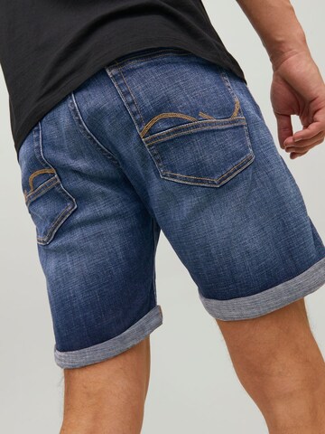 JACK & JONES Slimfit Jeans 'Chris Wood' in Blauw