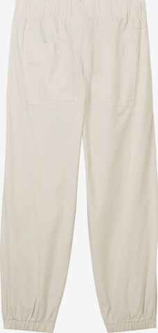 TOM TAILOR Tapered Pants in Beige