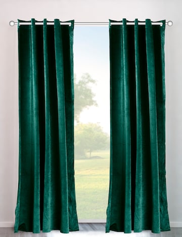 MY HOME Curtains & Drapes in Green: front