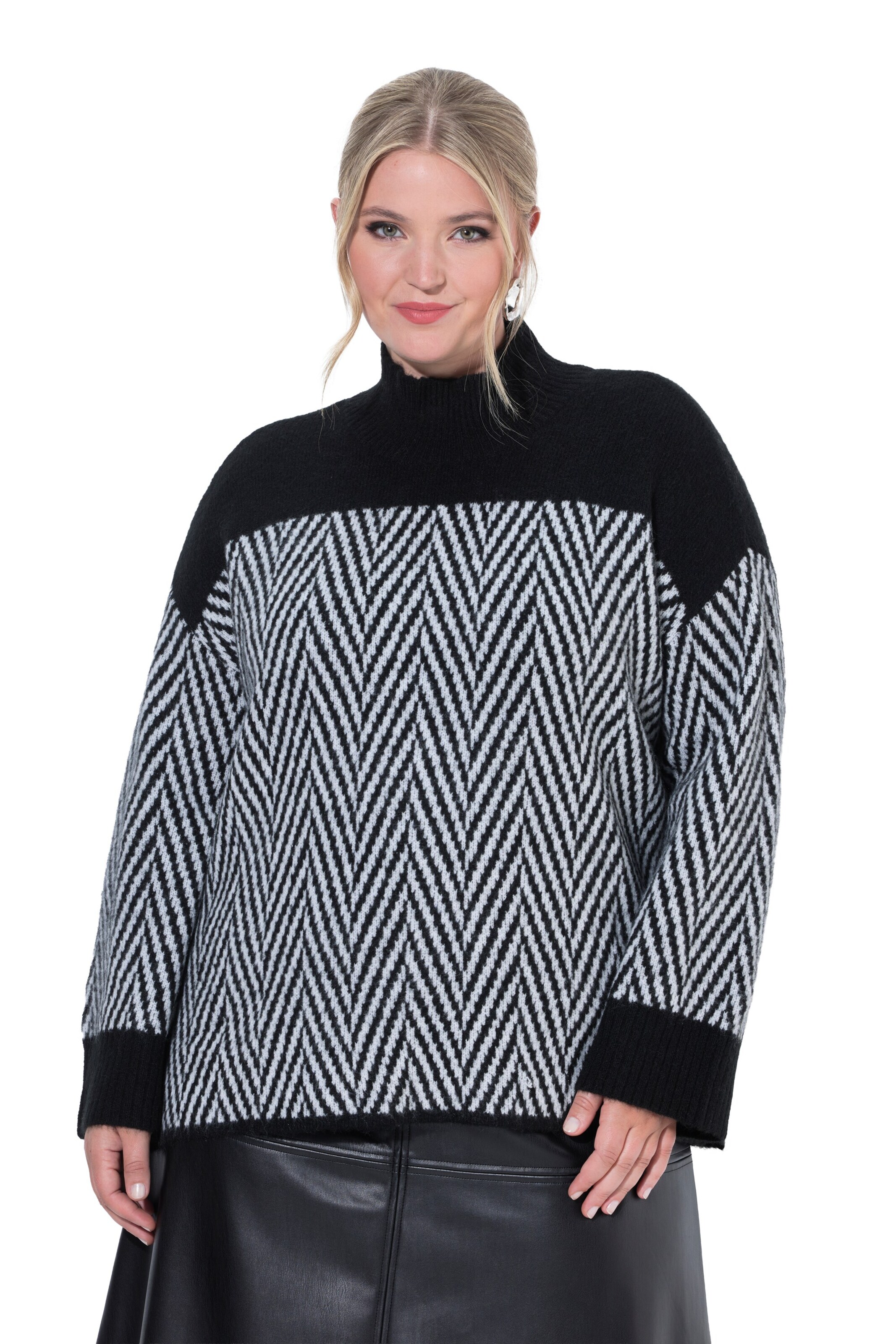 MIAMODA Pullover in Schwarz: Vorderseite