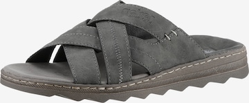 Rieker Mules in Grey: front