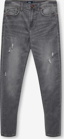Slimfit Jeans 'Draper' de la KIDS ONLY BOY pe gri: față
