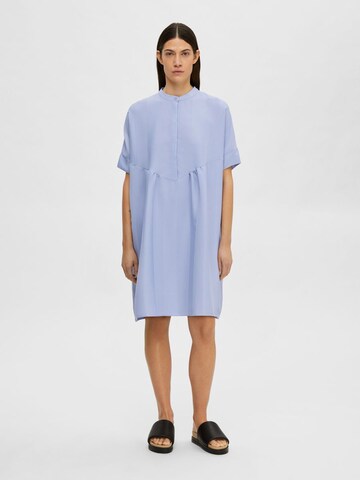 SELECTED FEMME Jurk in Blauw