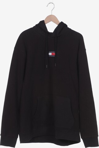 Tommy Jeans Sweatshirt & Zip-Up Hoodie in 4XL in Black: front