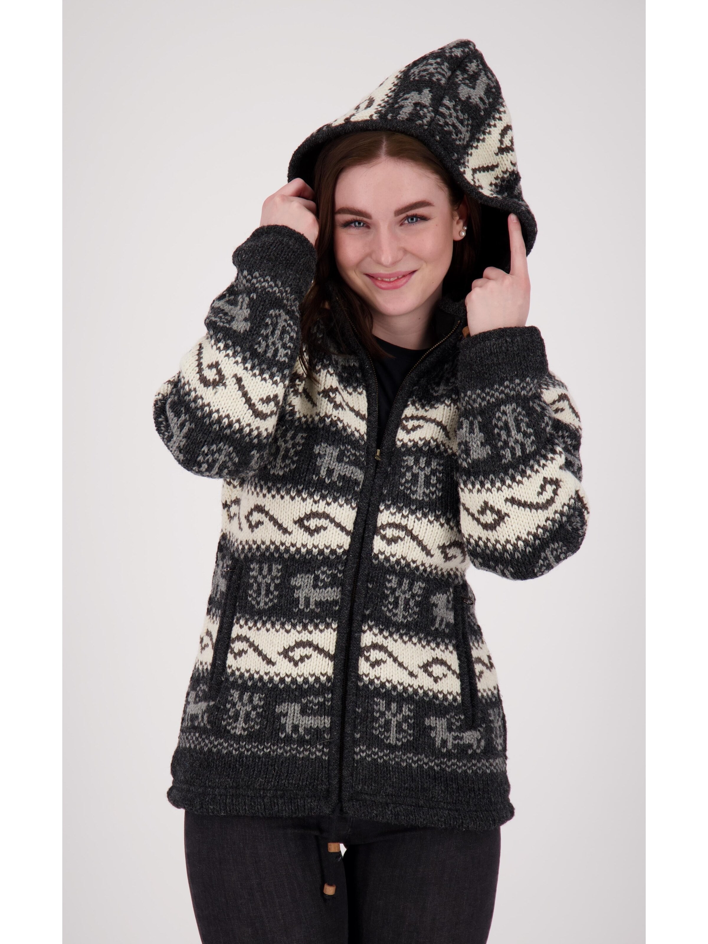 deproc Fleece Jacket 'ANNAPURNA' in Grey