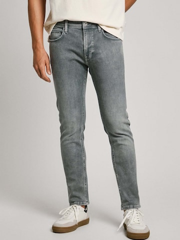 Pepe Jeans Tapered Jeans 'Stanley' in Grey: front