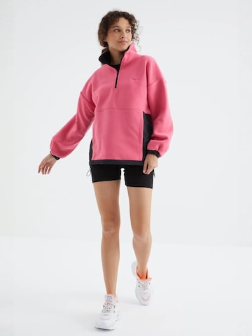 Tommy Life Fleece jacket in Pink