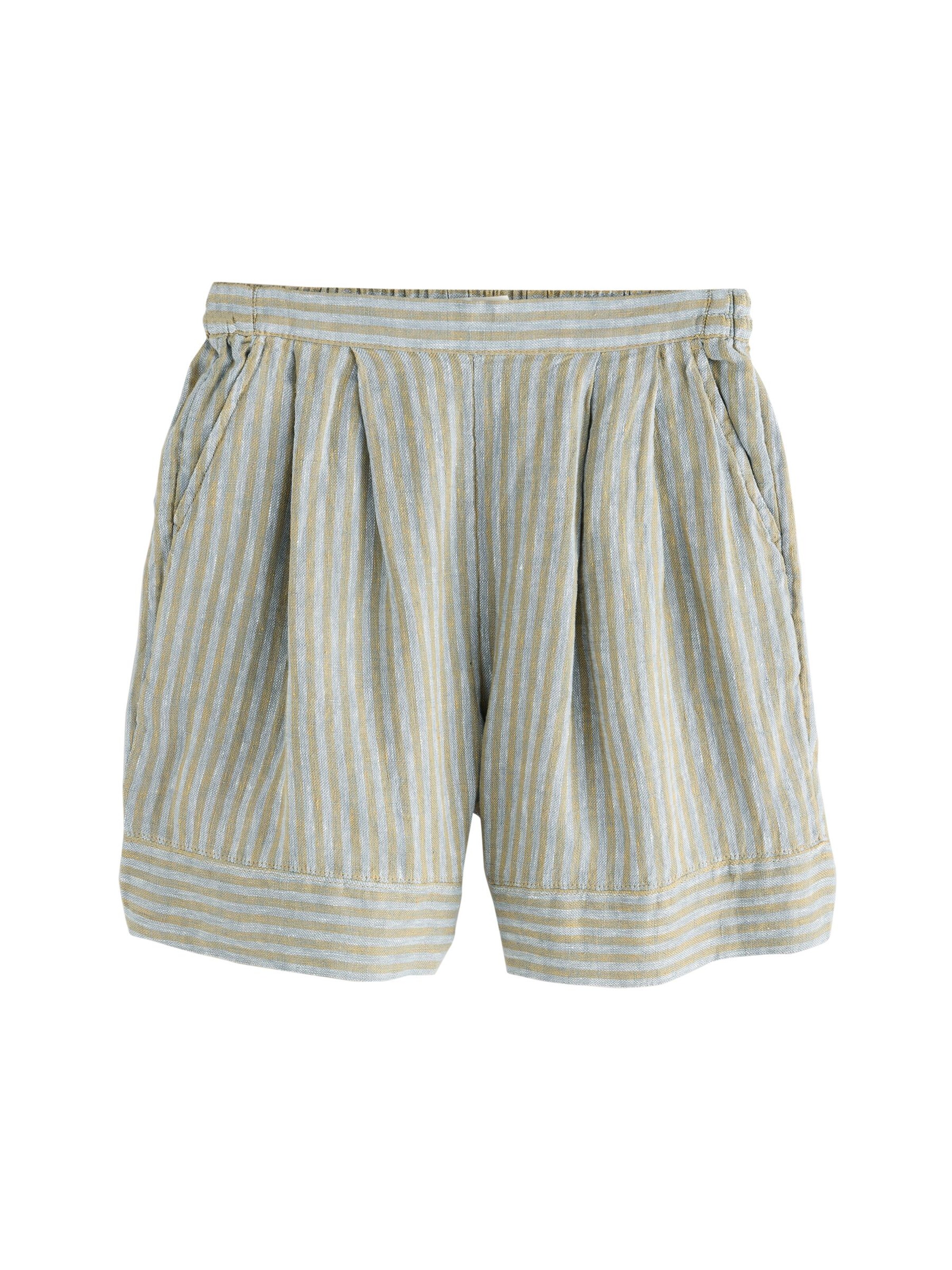 Next Wide Leg Shorts in Grün: Vorderseite