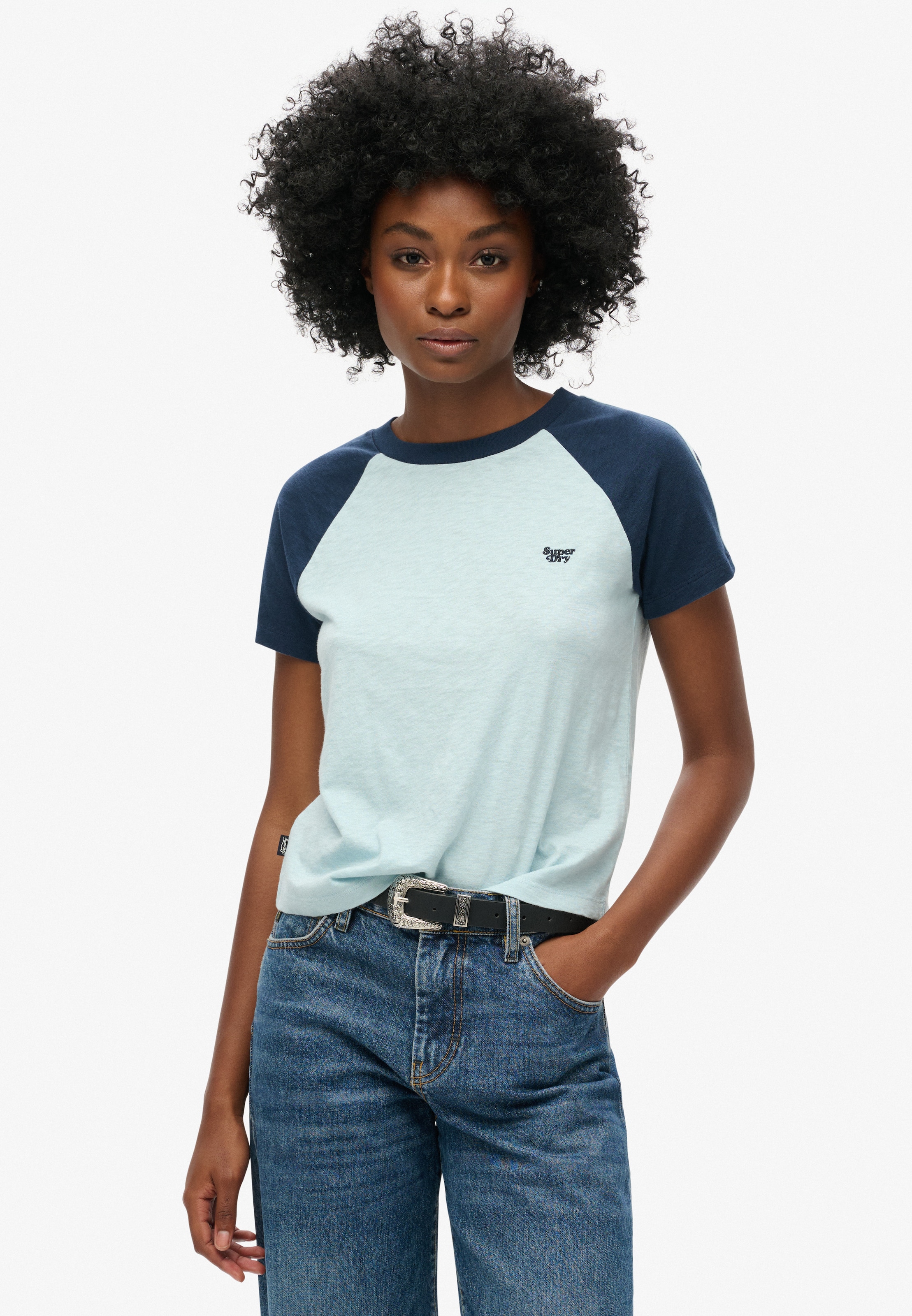 Superdry & Co Shirt in Blue: front