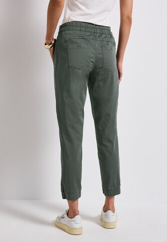 STREET ONE Slimfit Hose in Grün