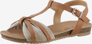 MUSTANG Sandals in Beige: front