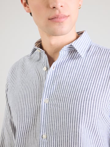 JJ Rebel Regular Fit Skjorte 'JREBMOSS' i blå