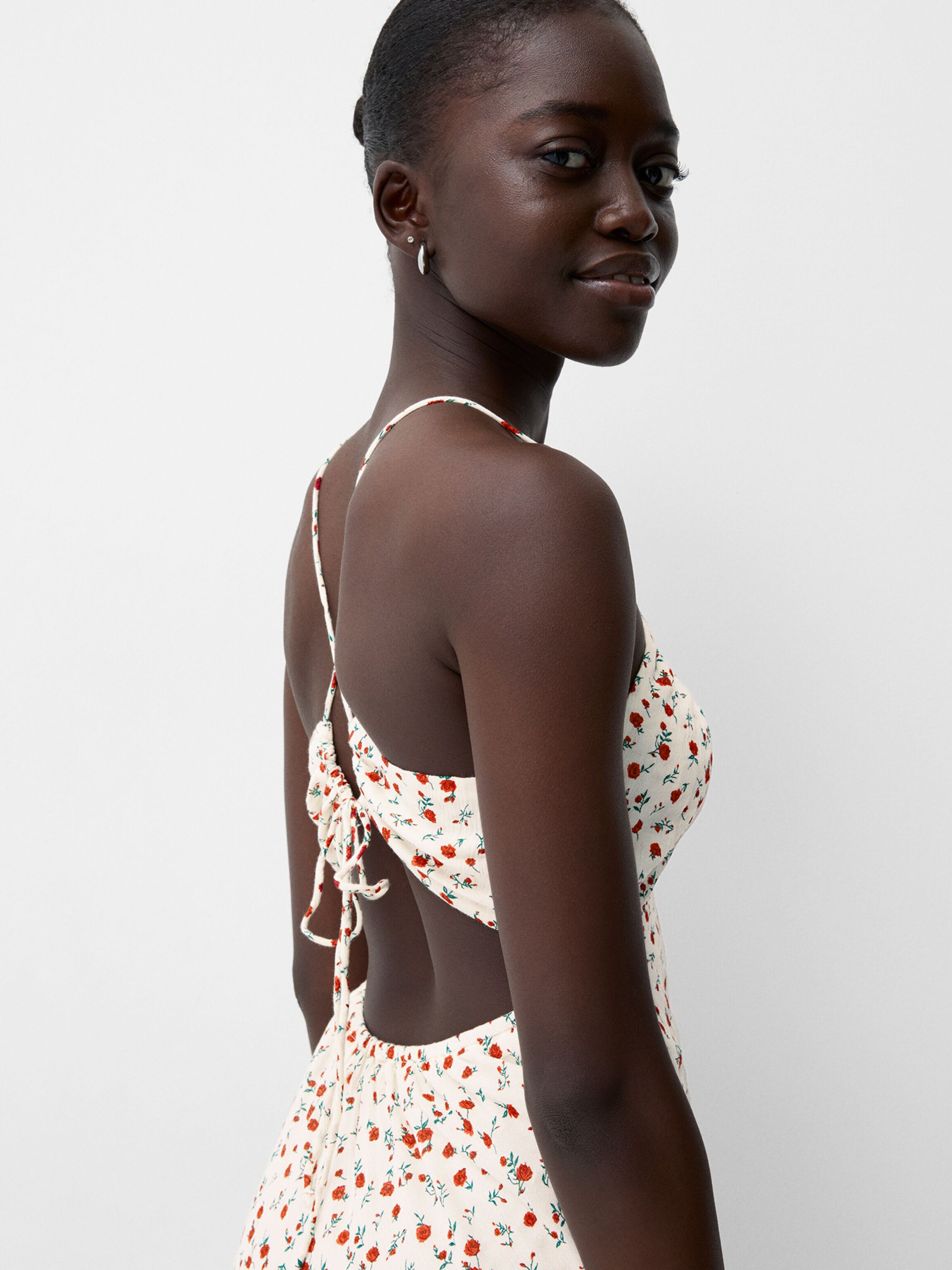 Robe a pois bershka hotsell