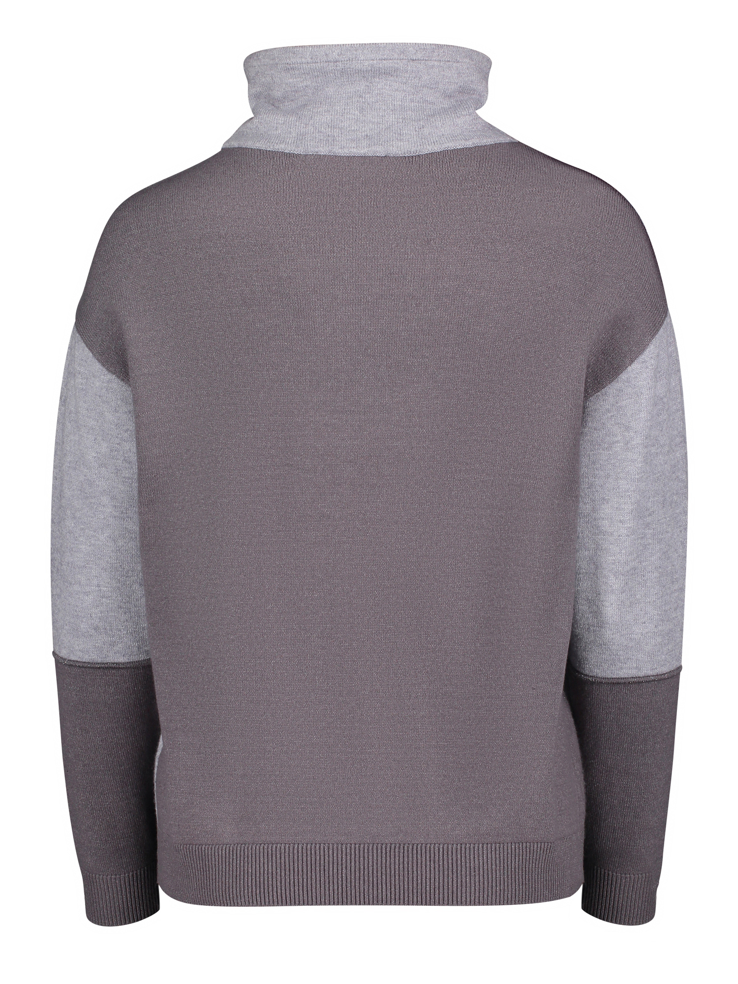 Betty Barclay Strickpullover mit Color Blocking in Grau 