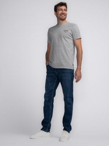 Petrol Industries T-Shirt 'Ezekiel' in Grau: Vorderseite