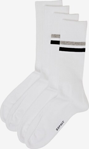 ESPRIT Socks in White: front