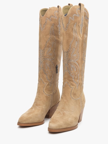 Estro Cowboylaarzen '092-11' in Beige