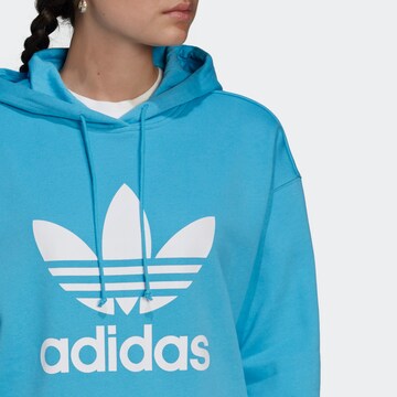 Sweat-shirt 'Trefoil' ADIDAS ORIGINALS en bleu