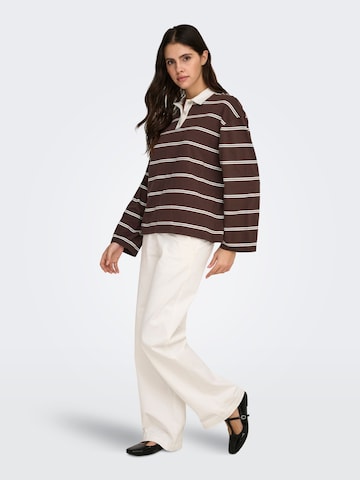 T-shirt 'JDYLINE' JDY en marron