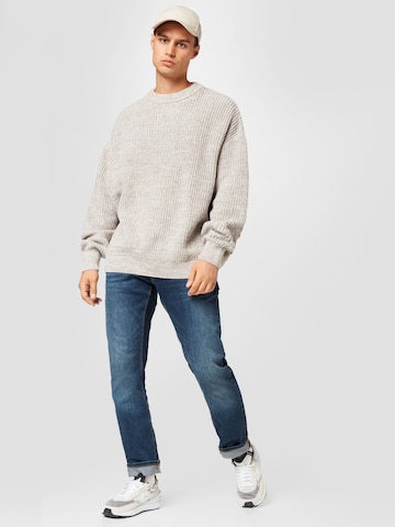 WEEKDAY Sweater 'John' in Beige