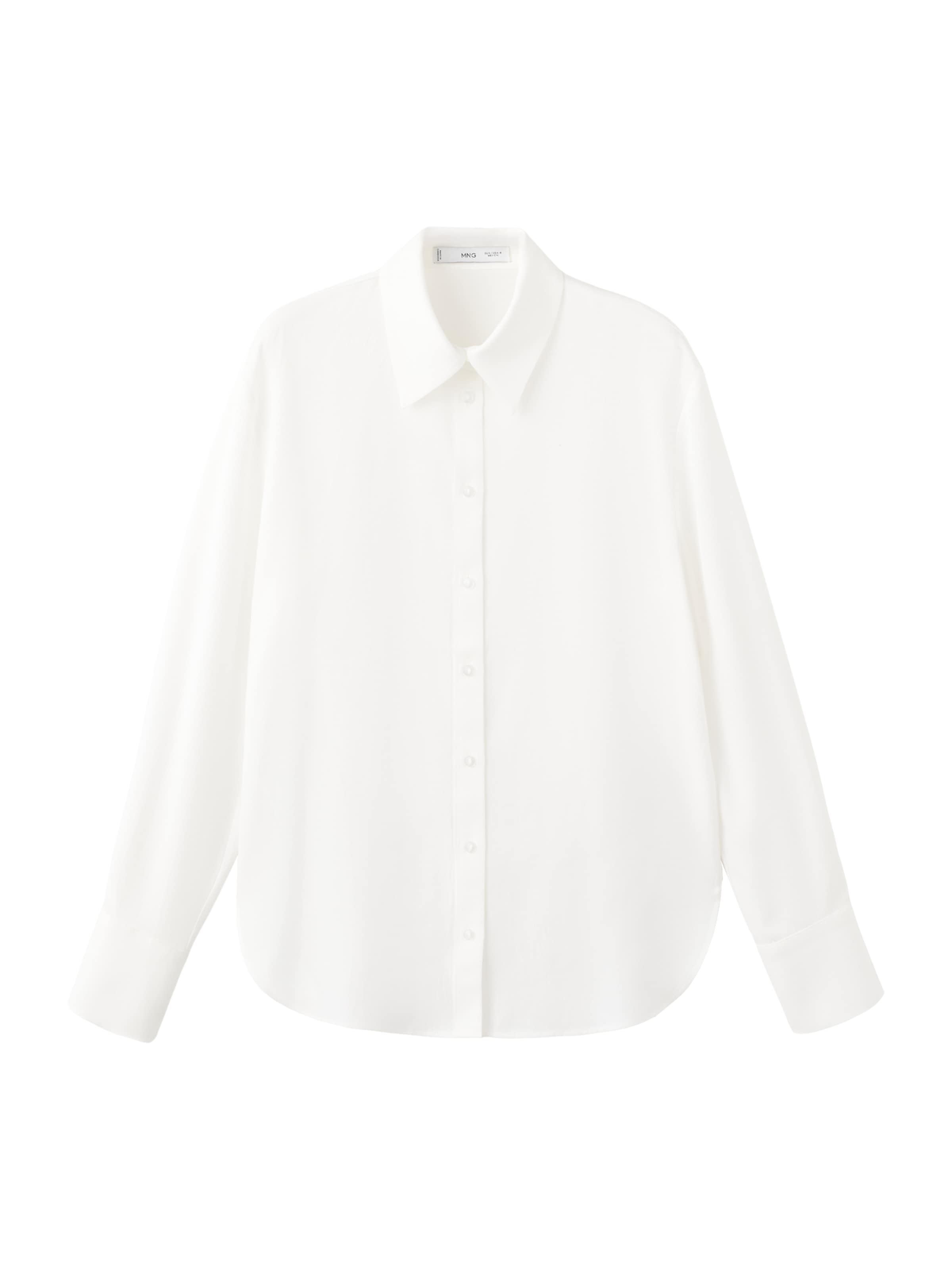 MANGO Blouse 'LIMA' in Beige: voorkant