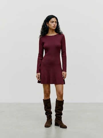 VERO MODA Sukienka z dzianiny 'VMGOLD LUX' w kolorze czerwony