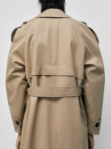 Manteau mi-saison Pull&Bear en beige