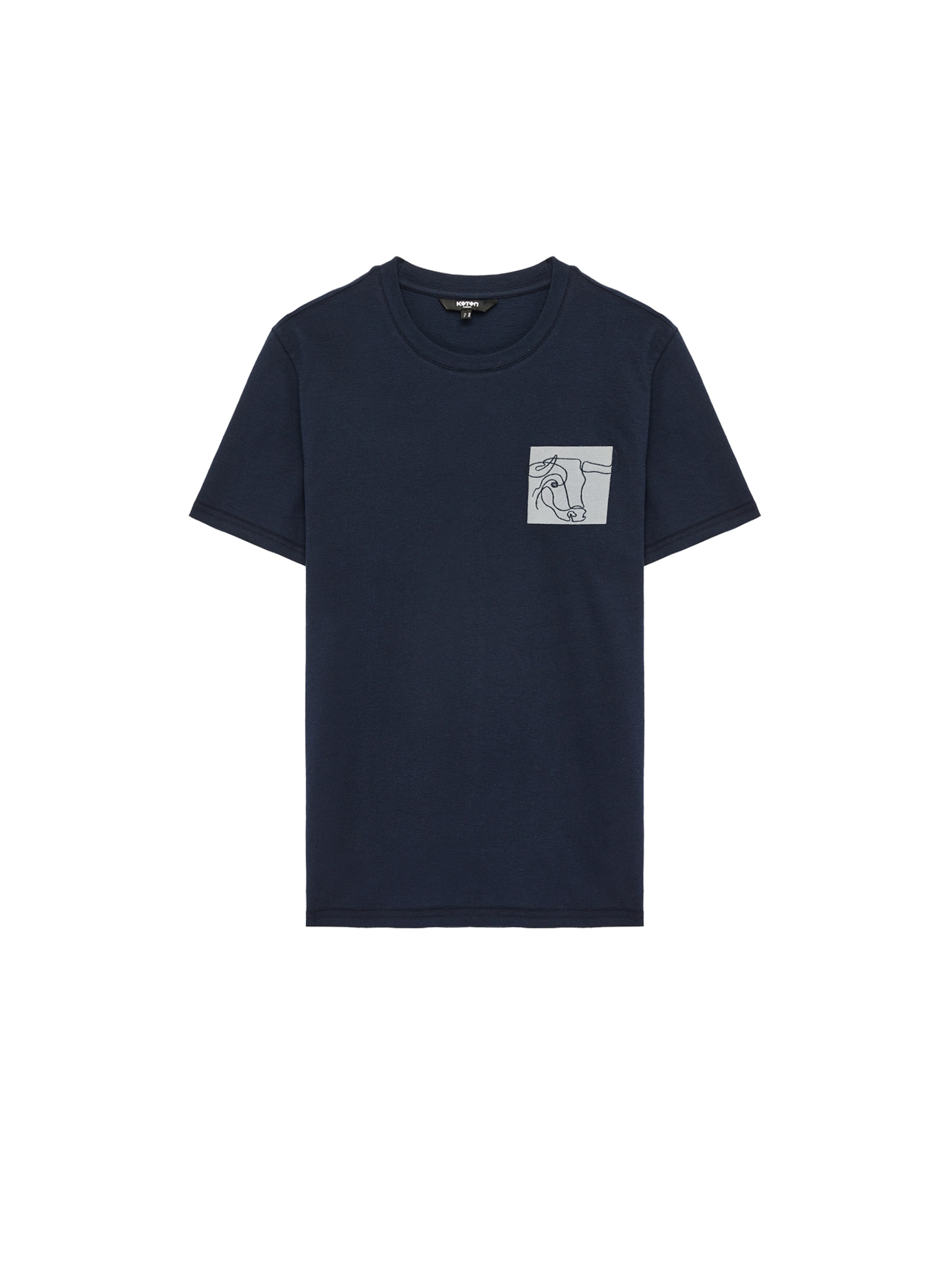 Koton Shirt in Blauw: voorkant