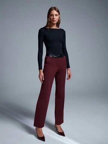 Dilvin Regular Broek in Rood