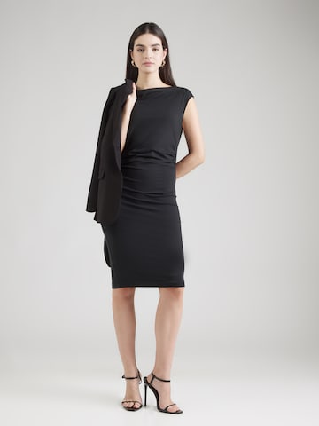 BOSS - Vestido de tubo 'C_Enila' en negro