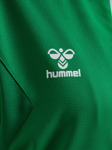 Hummel Athletic Zip-Up Hoodie 'AUTHENTIC PL' in Green