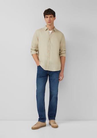 s.Oliver Regular Fit Hemd in Beige