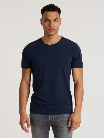 T-Shirt 'Expand-B' CHASIN' en bleu : devant