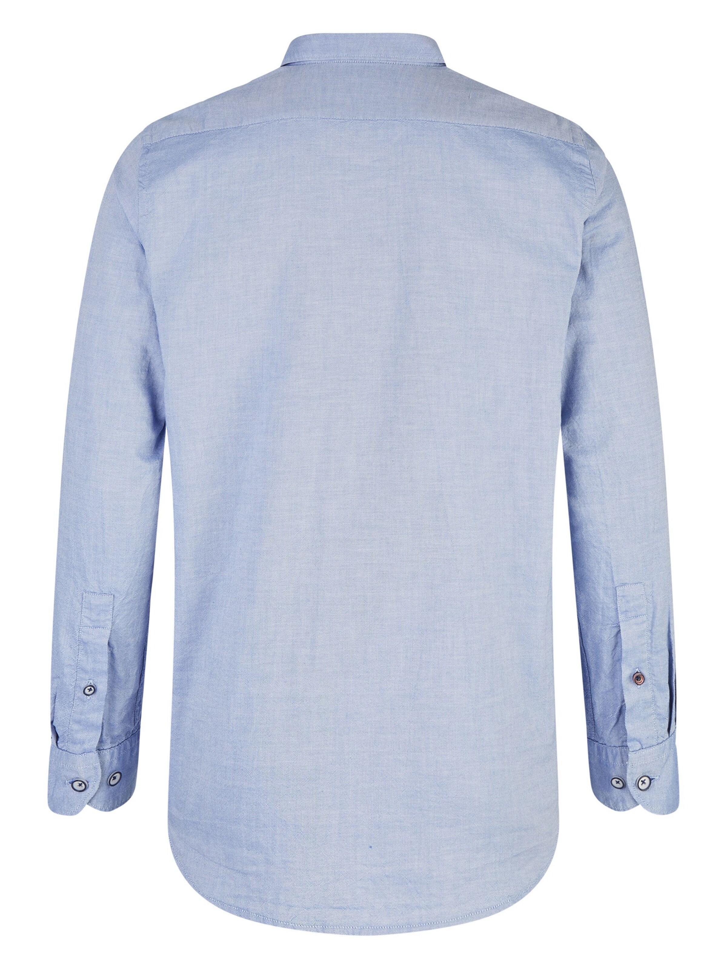HECHTER PARIS Regular fit Zakelijk overhemd in Blauw