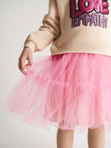 SATURNDAY Jurk 'Statement' in Roze