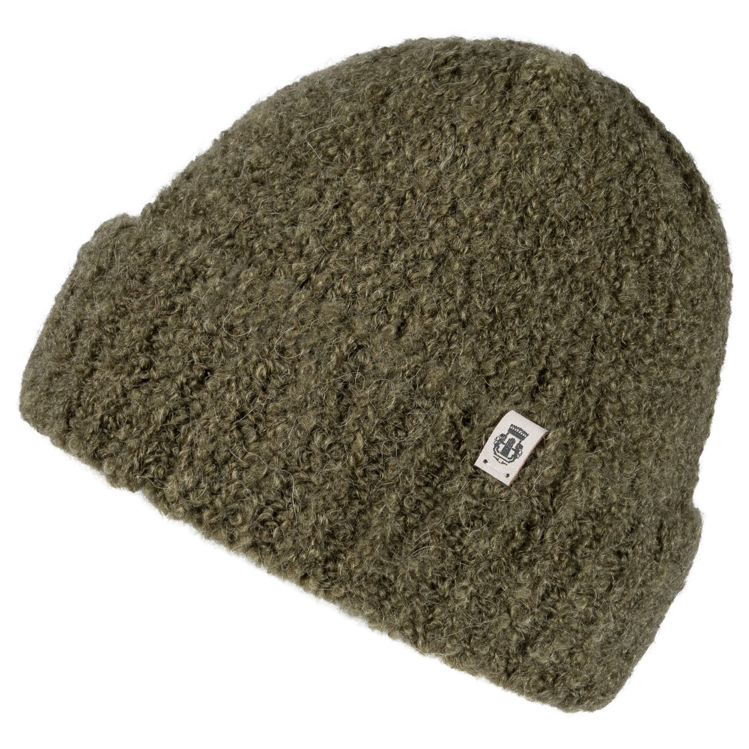 Berretto 'CLASSIC BOUCLÉ' di Roeckl in verde: frontale