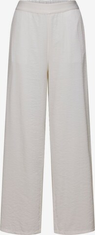 Pantalon SELECTED FEMME en blanc : devant