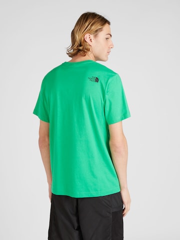 THE NORTH FACE - Camiseta en verde