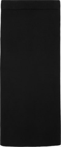 Gonna 'MOZA' di MANGO in nero: frontale
