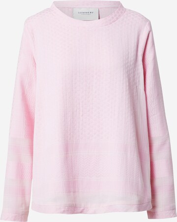 Summery Copenhagen Blus i rosa: framsida