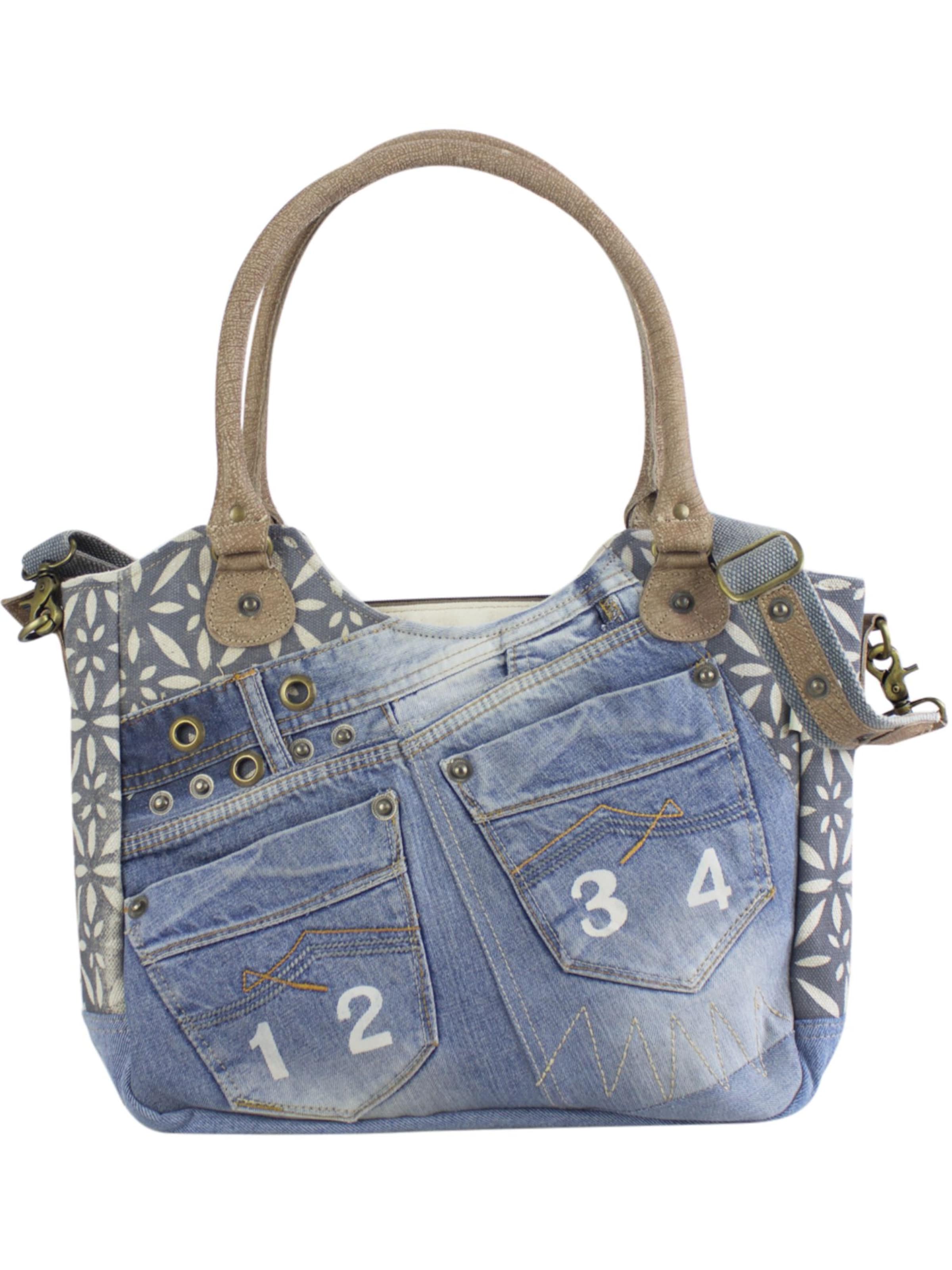 Sunsa Shopper 'Sunsa' in Blue: front