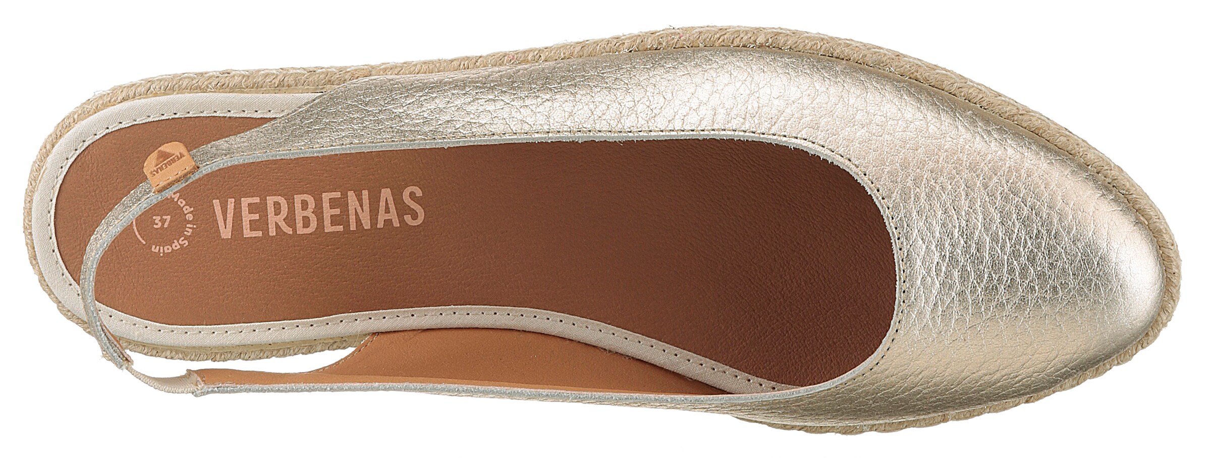 VERBENAS Espadrilles in Gold