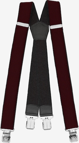 Fabio Farini Hosenträger 'X Form' in Lila: Vorderseite