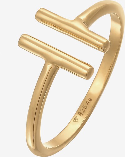 ELLI Ring 'Geo' in gold, Produktansicht