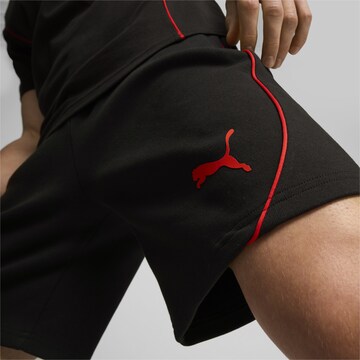 PUMA Regular Workout Pants 'FC St. Pauli' in Black