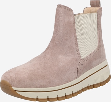 GABOR Chelsea boots in Roze: voorkant