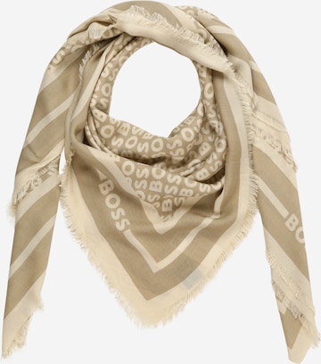 Foulard 'Laik' BOSS Black en beige : devant